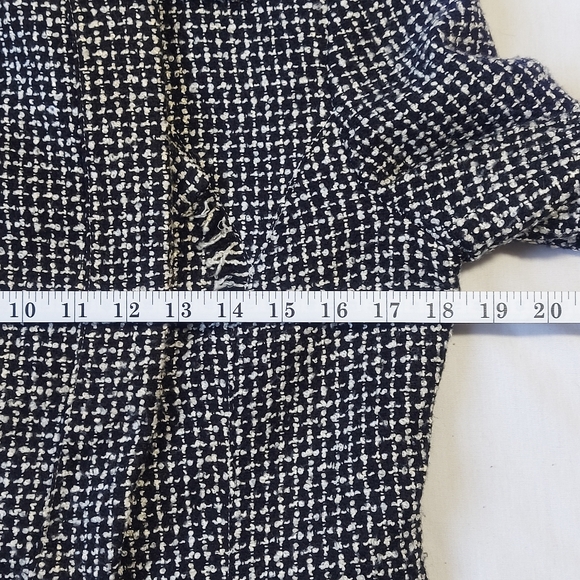 Periphery Tweed Fitted Brock Blazer Jacket with fringe, 8 - Picture 6 of 13